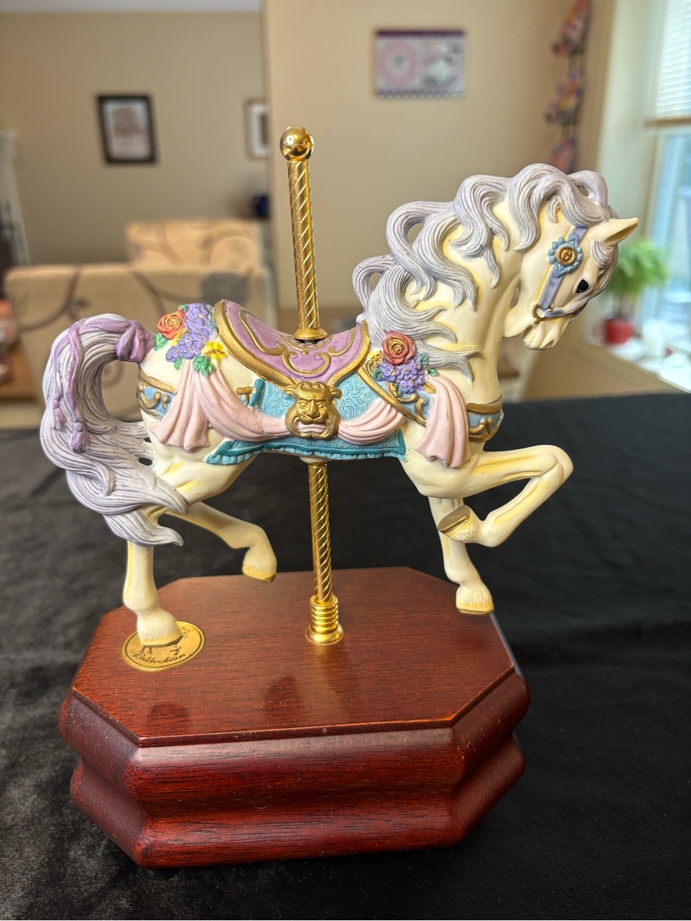 Vintage Carousel Horse Music Box Westland Carousel Collections
